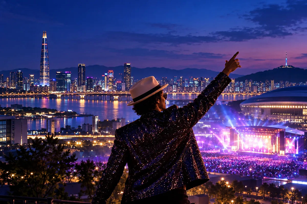 Концерт Bruno Mars в Сеуле